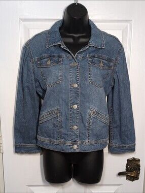 Vintage Polo Jeans Ralph Lauren Jean Jacket Women's Medium 90's